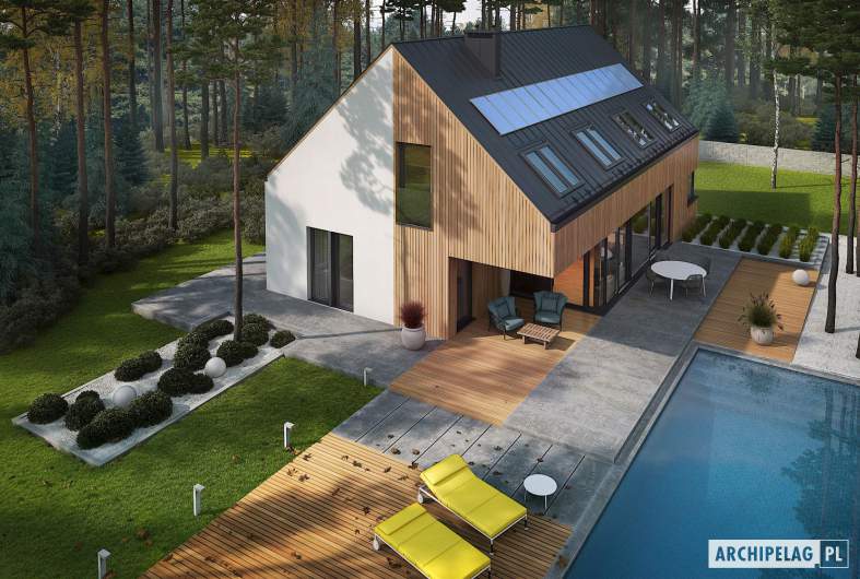Projekt domu Daniel V G2 ENERGO PLUS - widok z góry