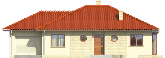 Margo G1 - Projekt domu Margo G1 - elewacja frontowa