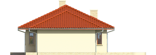 Margo G1 - Projekt domu Margo G1 - elewacja prawa