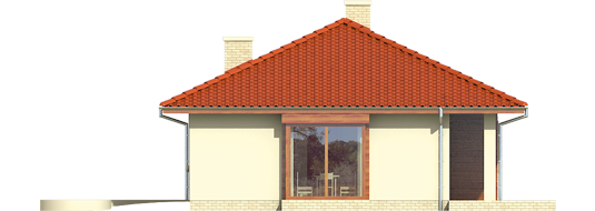 Margo G1 - Projekt domu Margo G1 - elewacja lewa