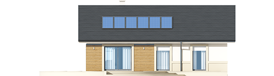 Kornel ENERGO - Projekt domu Kornel ENERGO - elewacja tylna