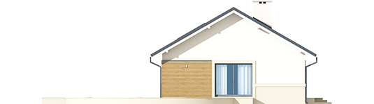 Kornel ENERGO - Projekt domu Kornel ENERGO - elewacja lewa