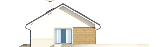 Kornel ENERGO - Projekt domu Kornel ENERGO - elewacja lewa