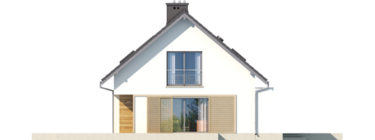 Liv 5 G1 - Projekt domu Liv 5 G1 - elewacja lewa