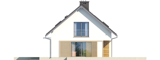 Liv 5 G1 - Projekt domu Liv 5 G1 - elewacja lewa