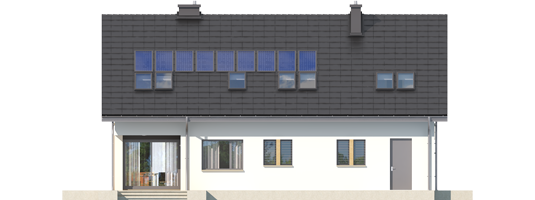 Liv 5 G1 - Projekt domu Liv 5 G1 - elewacja tylna