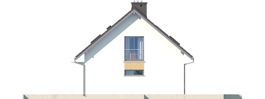 Liv 5 G1 - Projekt domu Liv 5 G1 - elewacja prawa