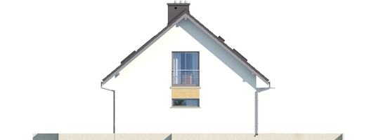 Liv 5 G1 - Projekt domu Liv 5 G1 - elewacja prawa