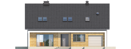 Liv 5 G1 - Projekt domu Liv 5 G1 - elewacja frontowa