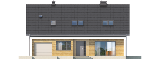Liv 5 G1 - Projekt domu Liv 5 G1 - elewacja frontowa