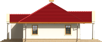 Fortune - Projekt domu Fortuna - elewacja prawa