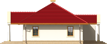 Fortune - Projekt domu Fortuna - elewacja prawa