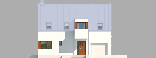 Liv 6 G1 - Projekt domu Liv 6 G1 - elewacja frontowa