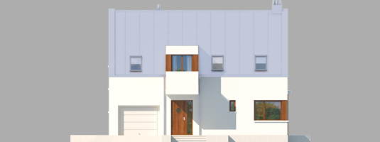 Liv 6 G1 - Projekt domu Liv 6 G1 - elewacja frontowa