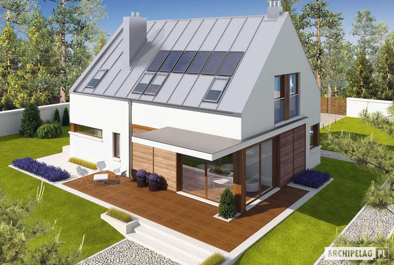 Projekt domu Liv 6 G1 - widok z góry