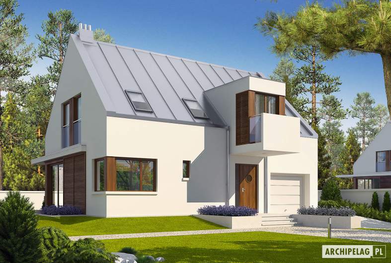 Projekt domu Liv 6 G1 - wizualizacja frontowa