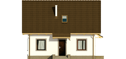 Celine Mocca - Projekt domu Celinka Mocca - elewacja frontowa