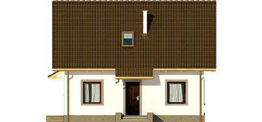 Celine Mocca - Projekt domu Celinka Mocca - elewacja frontowa