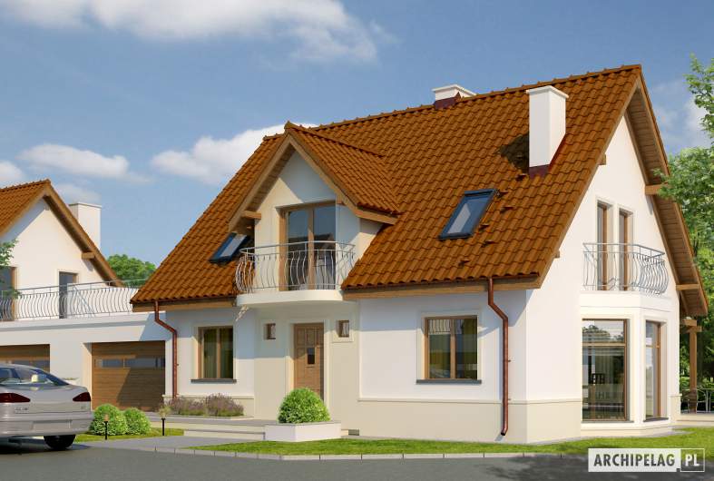 Projekt domu Kajka G2 (bliźniak) -