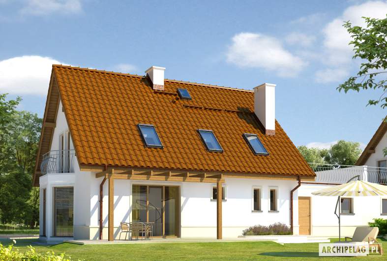 Projekt domu Kajka G2 (bliźniak) -