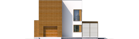 EX 5 G1 - Projekt domu EX 5 G1 - elewacja frontowa