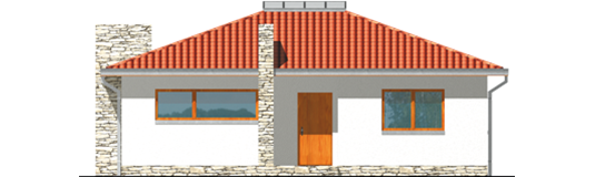 Miranda - Projekt domu Miranda - elewacja frontowa