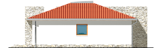 Miranda - Projekt domu Miranda - elewacja prawa