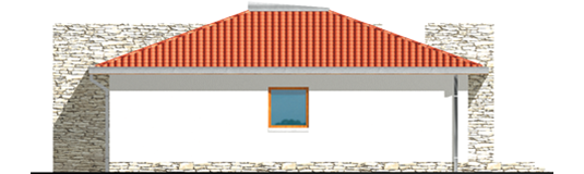 Miranda - Projekt domu Miranda - elewacja prawa