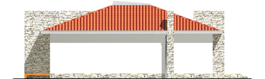 Miranda - Projekt domu Miranda - elewacja lewa