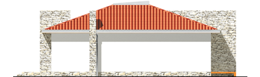 Miranda - Projekt domu Miranda - elewacja lewa