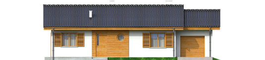 Manuela G1 - Projekt domu Manuela G1 - elewacja frontowa
