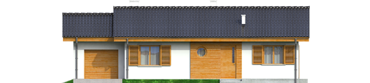 Manuela G1 - Projekt domu Manuela G1 - elewacja frontowa
