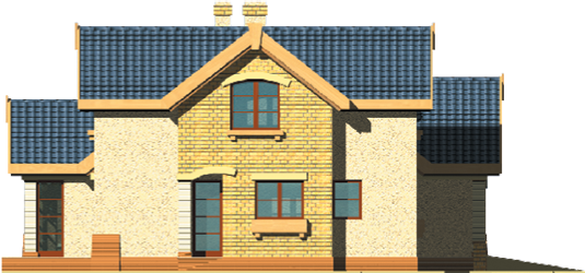 Tatiana G1 - Projekt domu Tatiana G1 - elewacja lewa