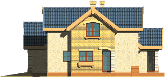 Tatiana G1 - Projekt domu Tatiana G1 - elewacja lewa