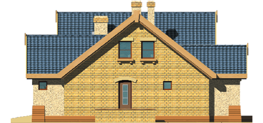 Tatiana G1 - Projekt domu Tatiana G1 - elewacja prawa