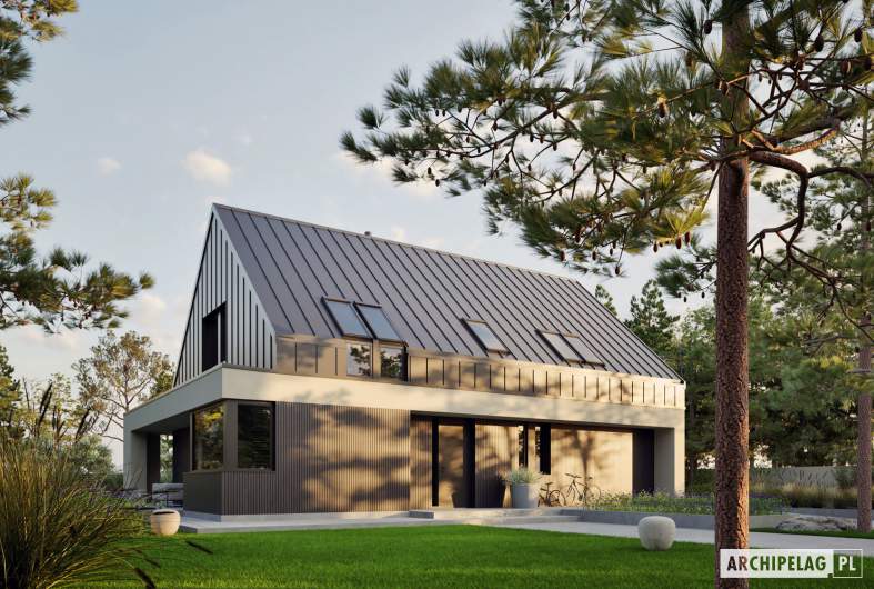 Projekt domu Iga III G1 ENERGO PLUS - wizualizacja frontowa