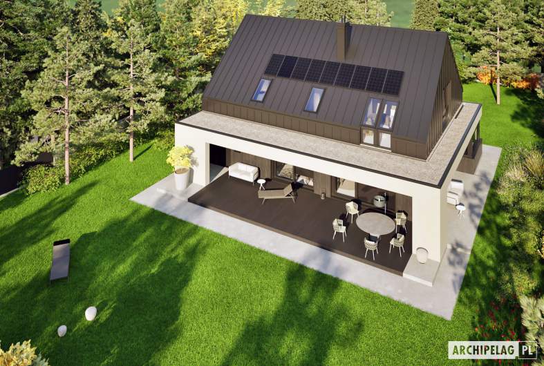 Projekt domu Iga III G1 ENERGO PLUS - widok z góry