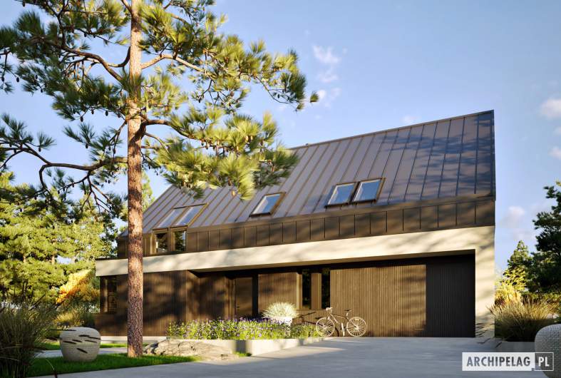 Projekt domu Iga III G1 ENERGO PLUS - wizualizacja frontowa