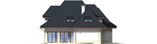 Projekt domu Nasturcja G2 - elewacja lewa