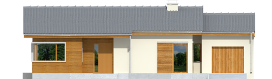 Bob G1 - Projekt domu Bob G1 - elewacja frontowa