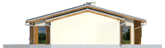 Bob G1 - Projekt domu Bob G1 - elewacja prawa