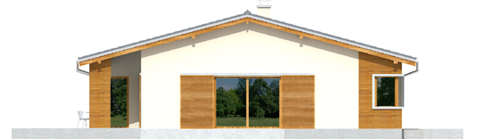 Bob G1 - Projekt domu Bob G1 - elewacja lewa