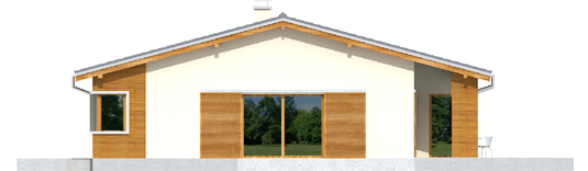 Bob G1 - Projekt domu Bob G1 - elewacja lewa