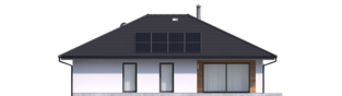 Projekt domu Mini 4 PLUS - elewacja tylna