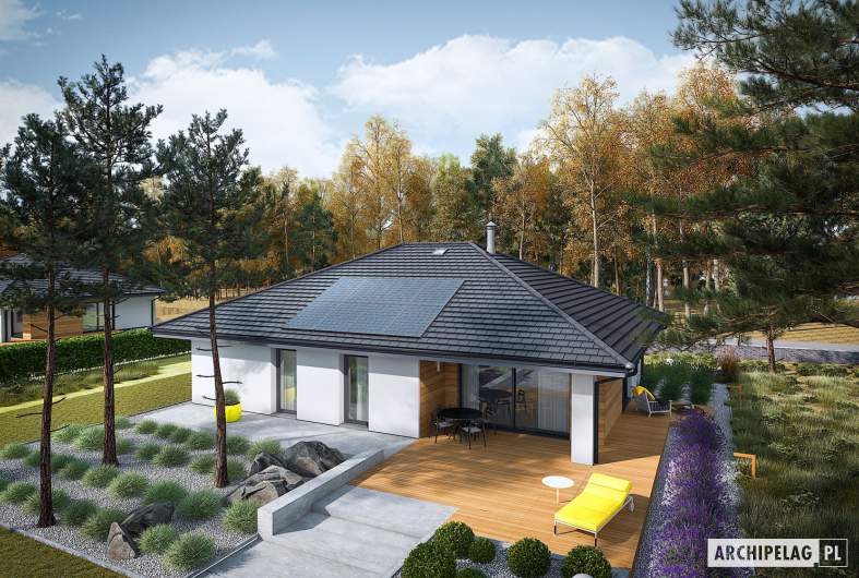 Projekt domu Mini 4 PLUS - widok z góry
