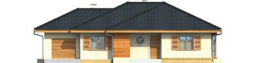 Francis G1 - Projekt domu Franczi G1 - elewacja frontowa