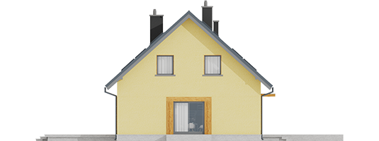 Marcin II G2 - Projekt domu Marcin II G2 - elewacja prawa