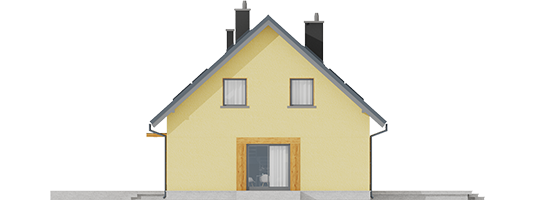 Marcin II G2 - Projekt domu Marcin II G2 - elewacja prawa