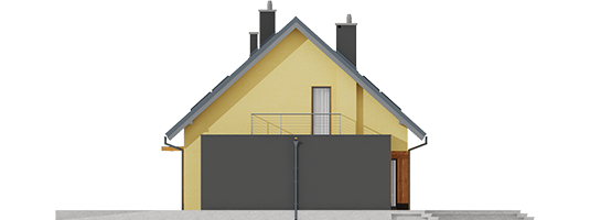 Marcin II G2 - Projekt domu Marcin II G2 - elewacja lewa