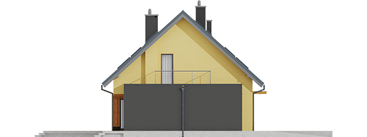 Marcin II G2 - Projekt domu Marcin II G2 - elewacja lewa